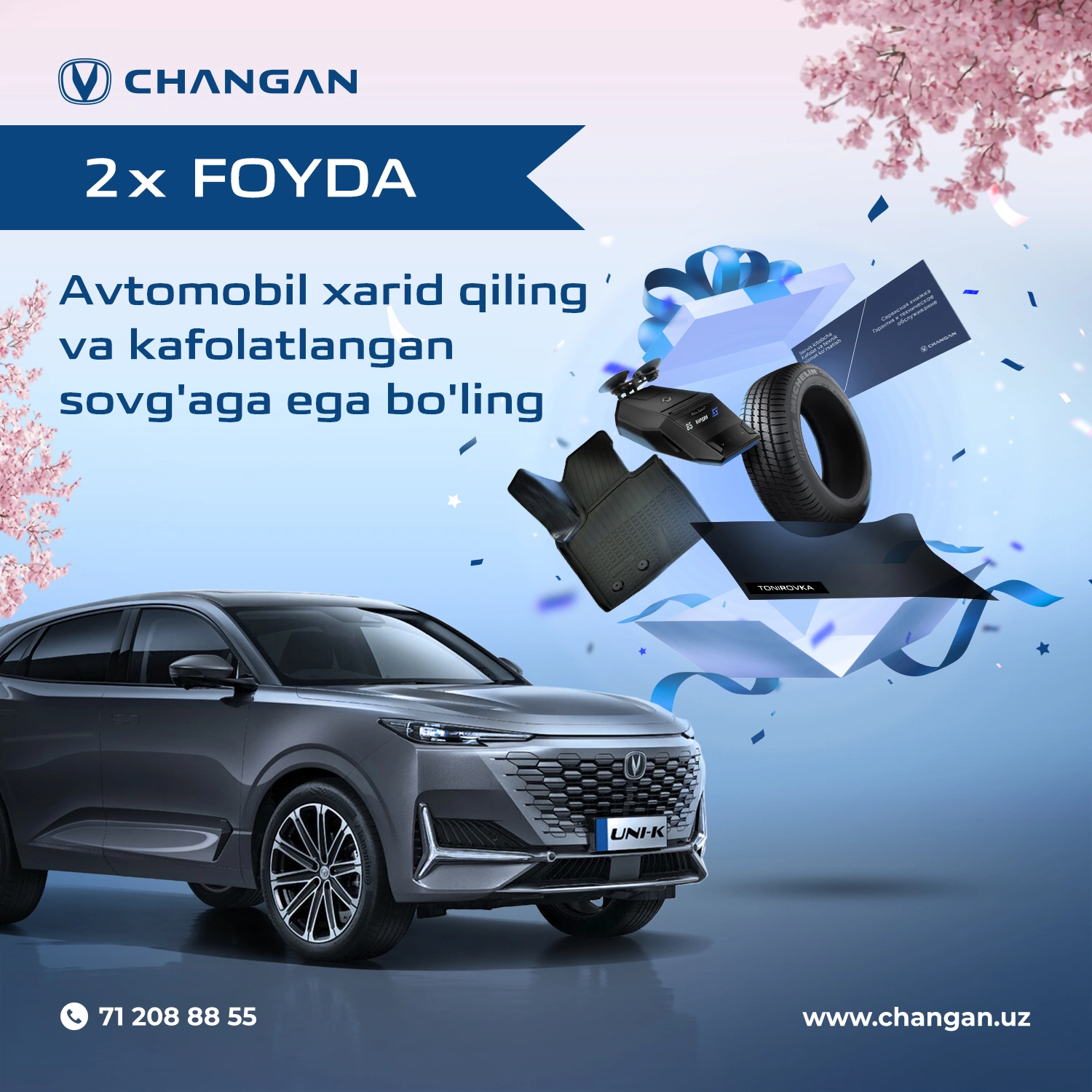 Changan O‘zbekiston’dan tuhfalar bahori!
